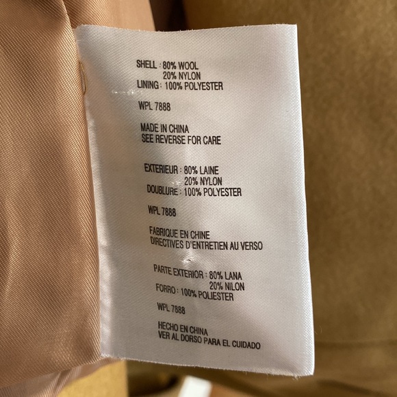 Michael Kors Women’s Peacoat - camel color, size 10 - Picture 6 of 6